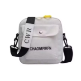 תיק כתף אופנתי עם רצועת בד מעוצבת